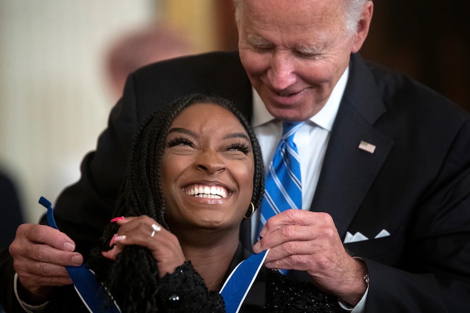 Simone Biles Wins The Presidential Medal Of Freedom - The IX